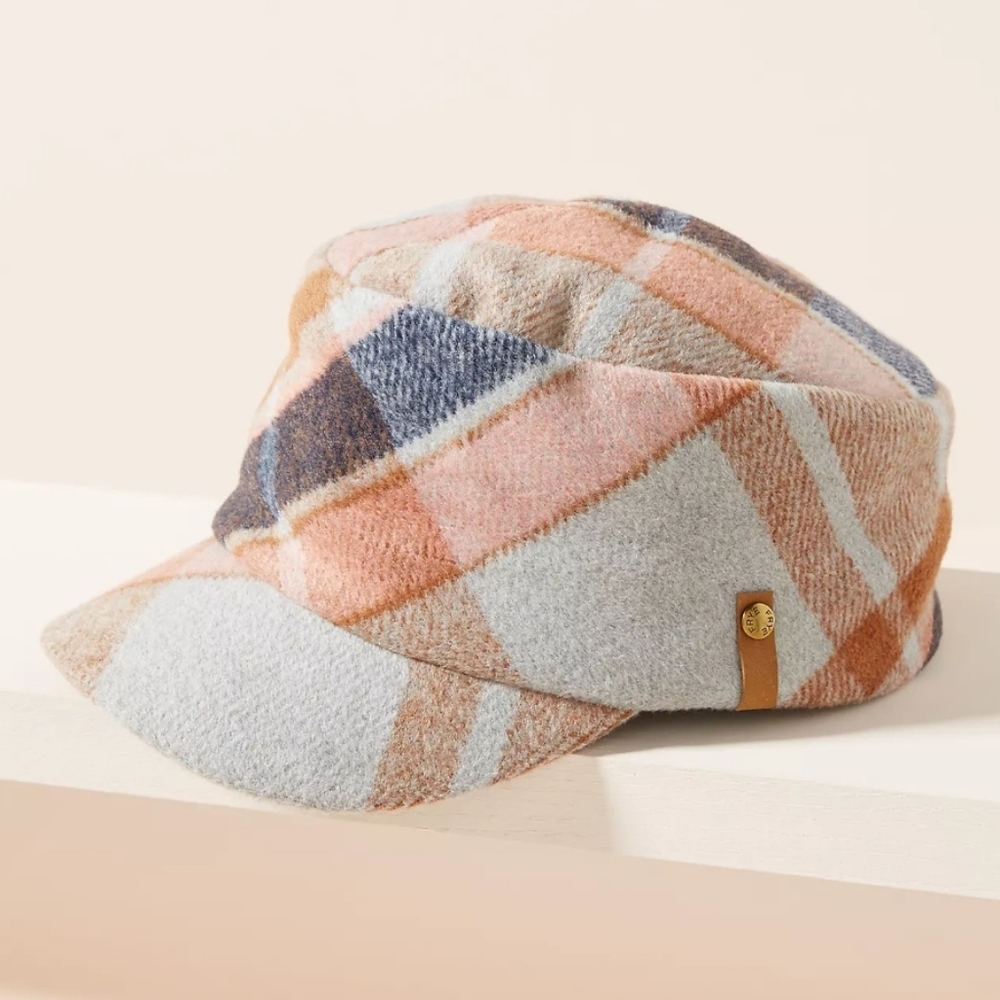 Frye Plaid Engineer Cap